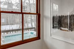 SkiView Family Home with Riverfront Hot Tub