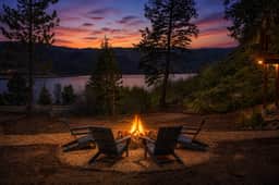 Lakeview Log Cabin | Walk to Beach | Fire Pit + More - Image 3