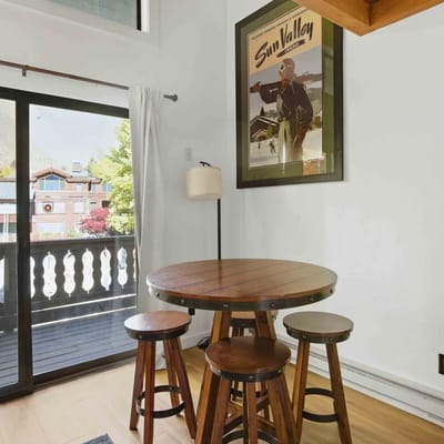 Edelweiss Loft | Ski-In Ski-Out Studio Steps from Warm Springs Lift