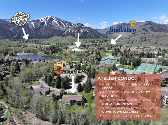 Sun Valley Atelier Condo | Perfect Location