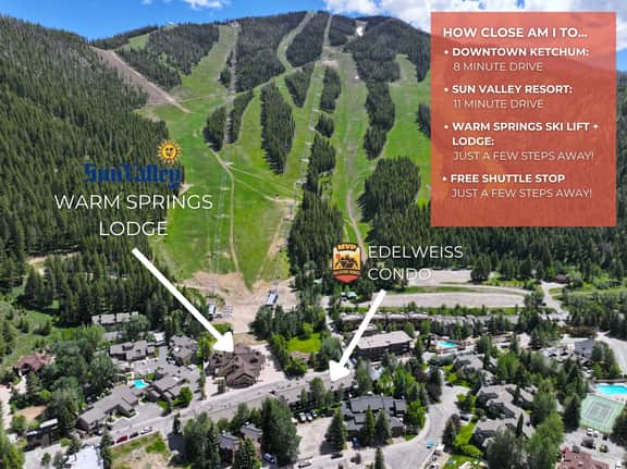Edelweiss Loft | Ski-In Ski-Out Studio Steps from Warm Springs Lift
